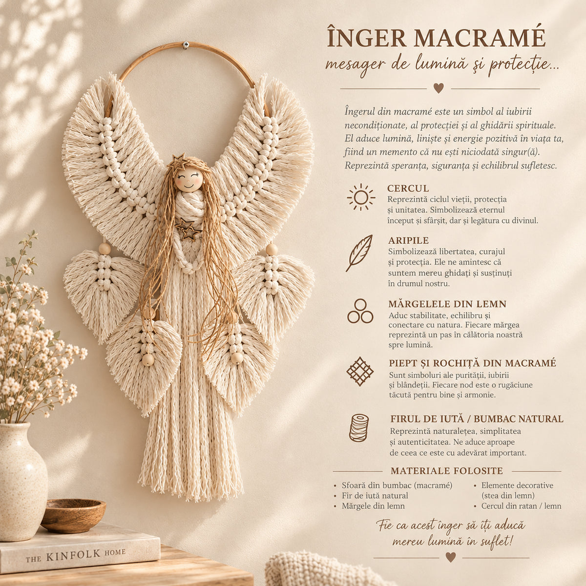 Înger Macramé