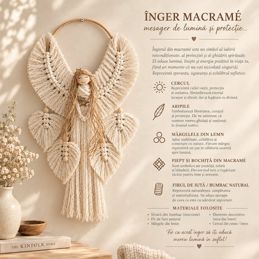 Înger Macramé